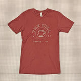 Short Sleeve Shirt | Espresso Logo | Mauve