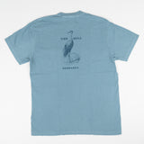 Short Sleeve Shirt | Pocket Crane | Denim Blue