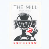 Mill Spiky Espresso Man Sticker