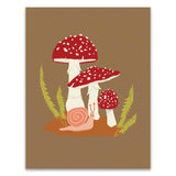 Mushroom & Snail | Card | Plant Thief